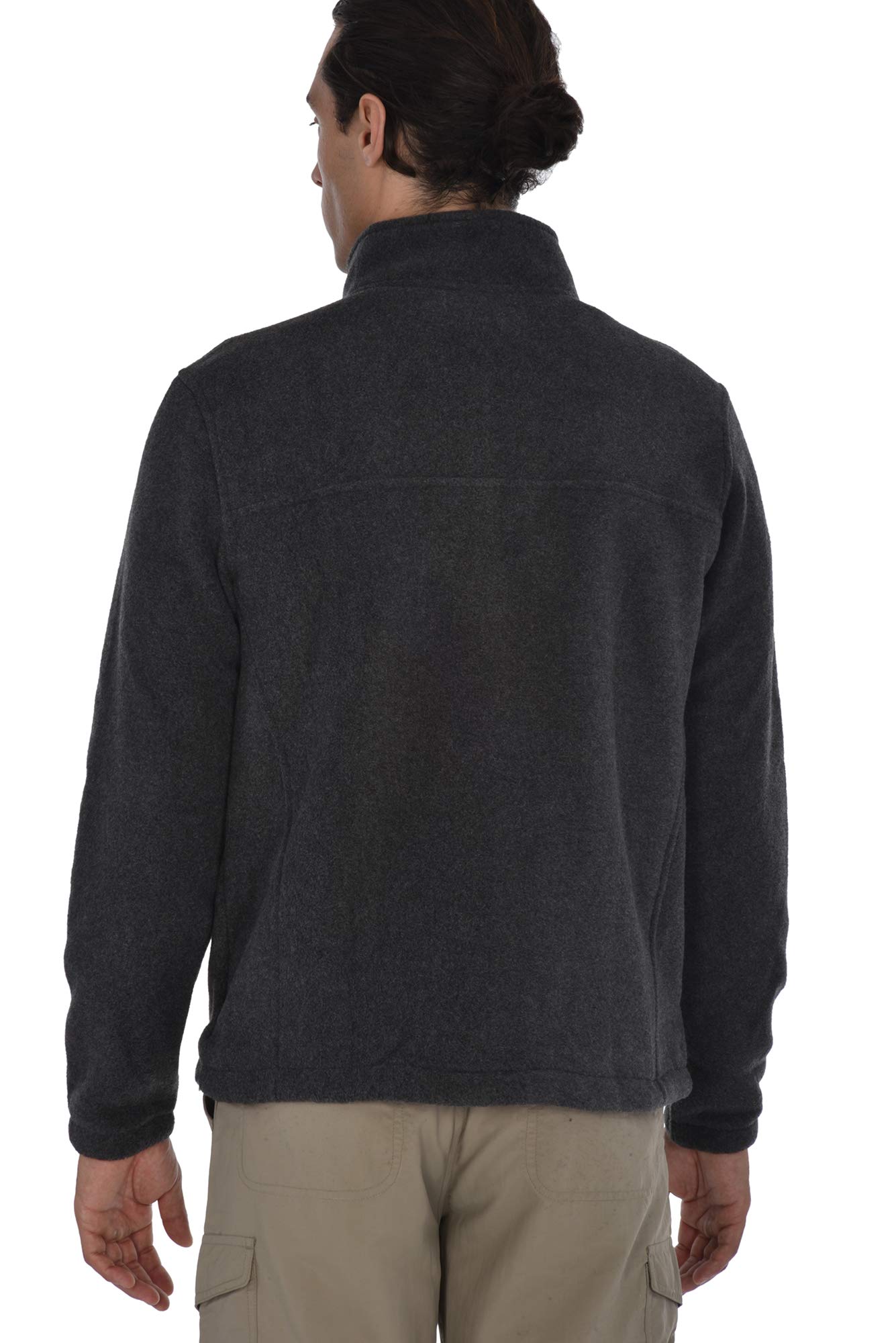 Swiss Alps Mens Full Zip Performance Polar Fleece Jacket Sweatshirt with Pockets - Image 3