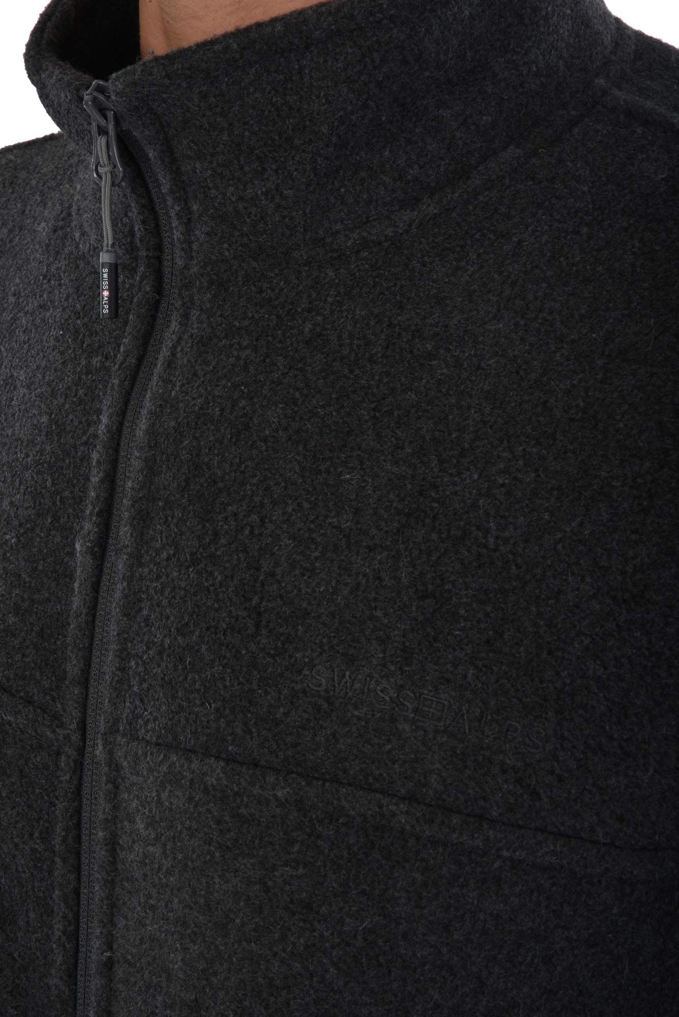 Swiss Alps Mens Full Zip Performance Polar Fleece Jacket Sweatshirt with Pockets - Image 4