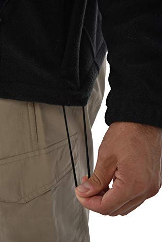 Swiss Alps Mens Full Zip Performance Polar Fleece Jacket Sweatshirt with Pockets - Image 5