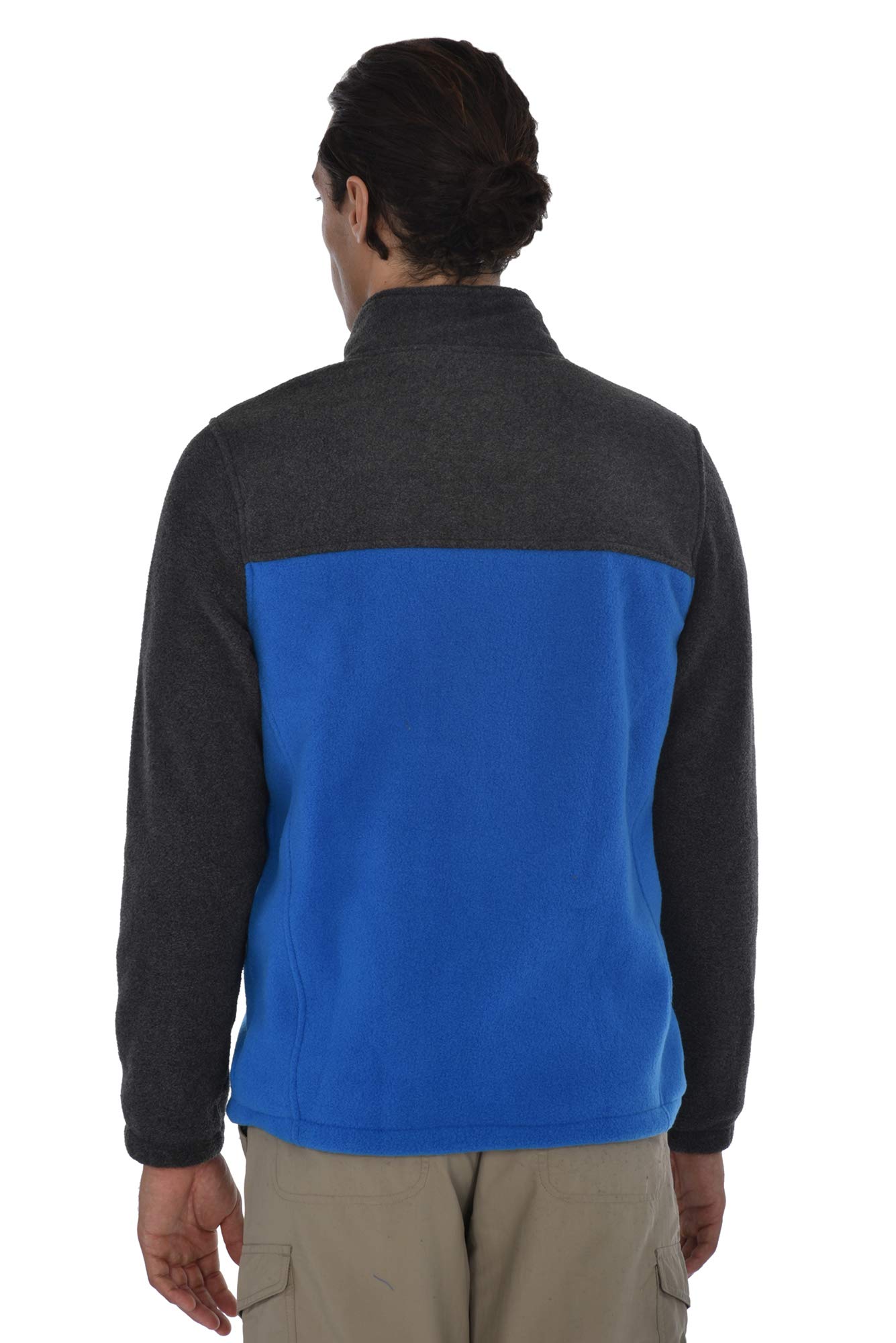 Swiss Alps Mens Full Zip Performance Polar Fleece Jacket Sweatshirt with Pockets - Image 3